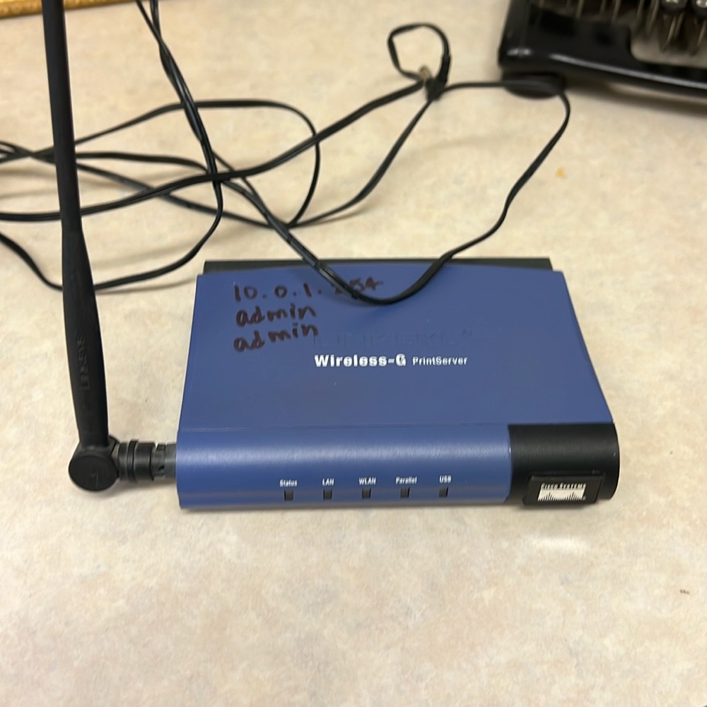 Linksys Wireless-G Print Server
